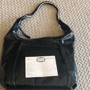 Brand new Brighton patent leather shoulder bag